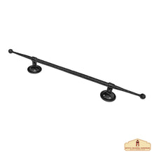 Load image into Gallery viewer, Medieval Style Castle Door Handle: Solid Hand Forged Iron
