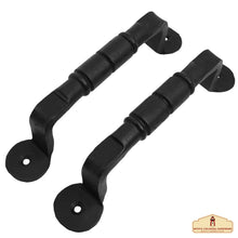 Load image into Gallery viewer, Barrel Hand Forged Length: 6 1/2 Inch Iron Pull Pair