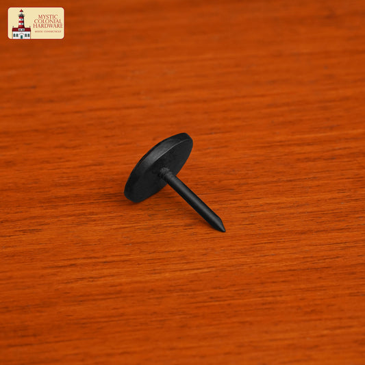Nails Iron Long Round Clavos Decorative Nails, Hand Forged, Natural Oil Blackened Finish,