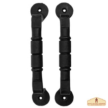 Load image into Gallery viewer, Barrel Hand Forged Length: 6 1/2 Inch Iron Pull Pair