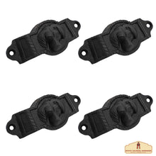 Load image into Gallery viewer, Pack 4 Drawer Pulls Flat Black Cabinet Cup Pulls Kitchen Hardware Cabinet Handles Matte Black Drawer Handles Pull