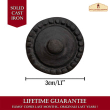 Load image into Gallery viewer, Hand Forged Iron Cabinet Knob Pull Antique Rustic Knobs for Kitchen Cabinet Drawer Pull Handle with Hardware