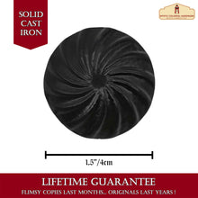 Load image into Gallery viewer, Hand Forged Iron Cabinet Knob Pull Antique Rustic Knobs for Kitchen Cabinet Drawer Pull Handles with Hardware: Pack of 4