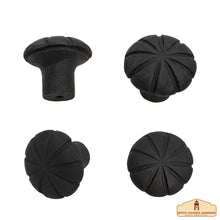 Load image into Gallery viewer, Hand Forged Iron Cabinet Knob Pull Antique Rustic Knobs for Kitchen Cabinet Drawer Pull Handles with Hardware: Pack of 4