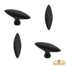 Load image into Gallery viewer, Hand Forged Iron Cabinet Knob Pull Antique Rustic Knobs for Kitchen Cabinet Drawer Pull Handles with Hardware: Pack of 4