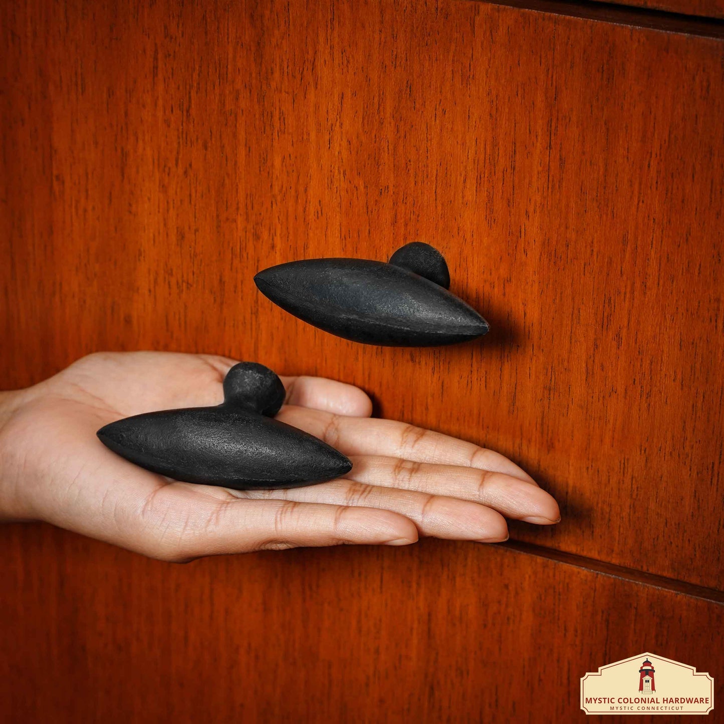 Hand Forged Iron Cabinet Knob Pull Antique Rustic Knobs for Kitchen Cabinet Drawer Pull Handles with Hardware