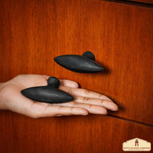 Load image into Gallery viewer, Hand Forged Iron Cabinet Knob Pull Antique Rustic Knobs for Kitchen Cabinet Drawer Pull Handles with Hardware: Pack of 4