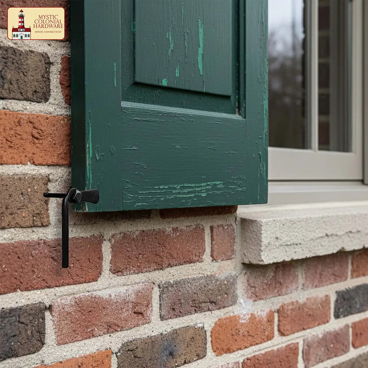 Iron Shutter Holdbacks Set of 2