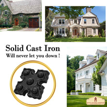 Load image into Gallery viewer, Studs in Set of 6 Pcs SOLID FORGED IRON Victorian, Colonial, Retro, Steampunck, Gothic, Baroque Medieval