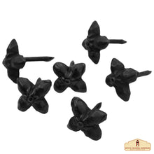 Load image into Gallery viewer, Studs in Set of 6 Pcs SOLID FORGED IRON Victorian, Colonial, Retro, Steampunck, Gothic, Baroque Medieval