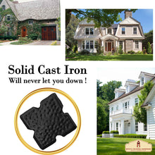 Load image into Gallery viewer, Studs in Set of 6 Pcs Solid Forged Iron Victorian, Colonial, Retro, Steampunck, Gothic, Baroque Medieval
