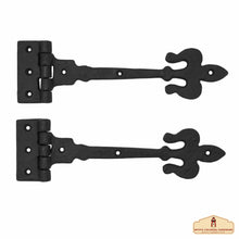 Load image into Gallery viewer, Professional Grade Quality Solid Heavy Duty Screen Door Hinges with Pair Oil Blackened Finish