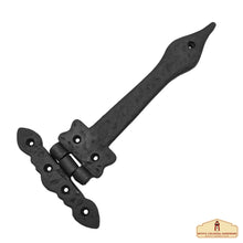 Load image into Gallery viewer, Professional Grade Quality Solid Heavy Duty Screen Door Hinges with Pair Oil Blackened Finish