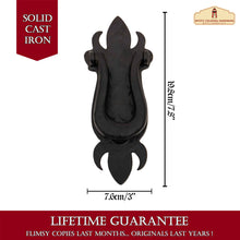 Load image into Gallery viewer, Solid Venetian Door Knocker, Victorian Front Door Knocker Artisan Made Antique Knocker