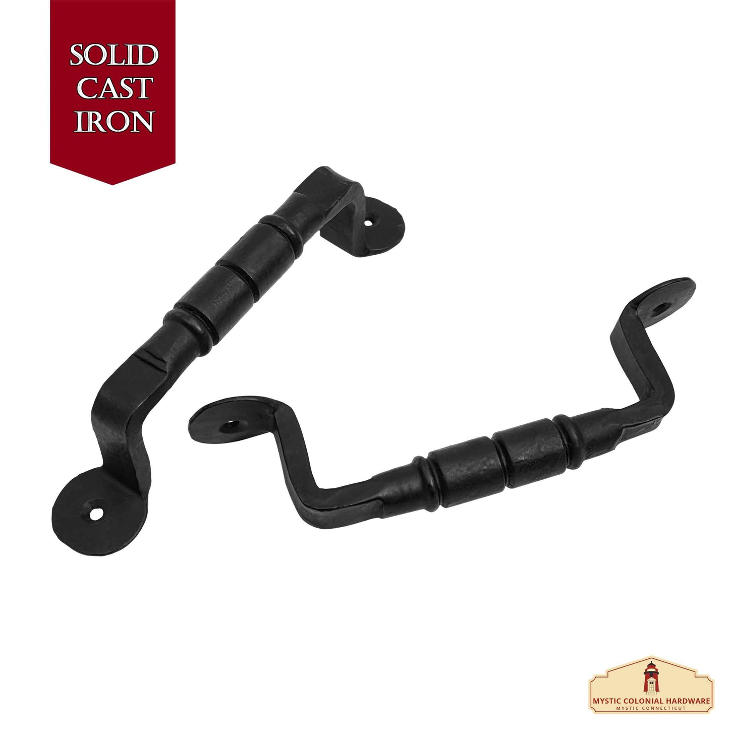 Barrel Hand Forged Length: 6 1/2 Inch Iron Pull Pair