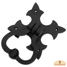 Load image into Gallery viewer, Gothic Iron Made Forged Door Knocker, Black, Old Medieval Look