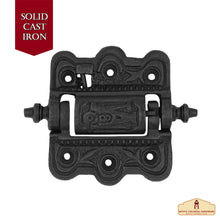 Load image into Gallery viewer, Professional Grade Quality Solid Heavy Duty Screen Door Hinges with Pair Oil Blackened Finish