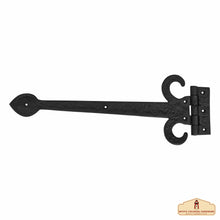 Load image into Gallery viewer, Heavy Duty Strap Hinge for Gates and Doors Decorative Large 17"