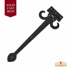 Load image into Gallery viewer, Heavy Duty Strap Hinge for Gates and Doors Decorative Large 17"