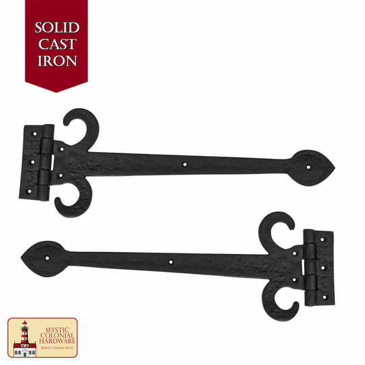 Cast Iron Door Hinge – Rustic Medieval Style Hardware