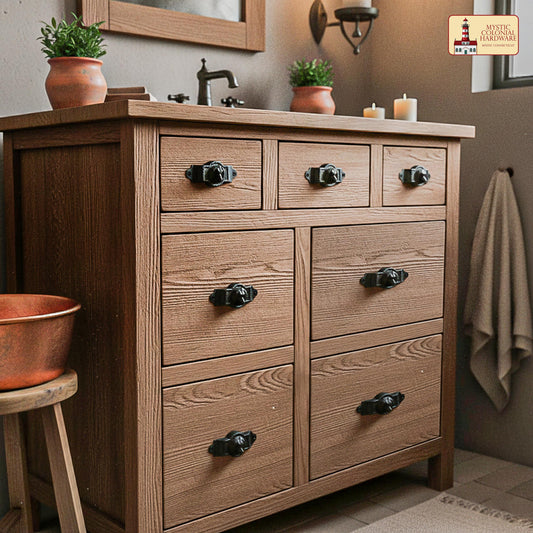 Pack 4 Drawer Pulls Flat Black Cabinet Cup Pulls Kitchen Hardware Cabinet Handles Matte Black Drawer Handles Pull