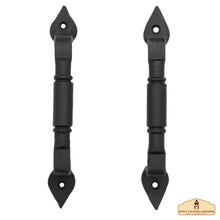 Load image into Gallery viewer, Barrel Hand Forged Length: 7 Inch Iron Pull Pair - Set of 2 Pcs