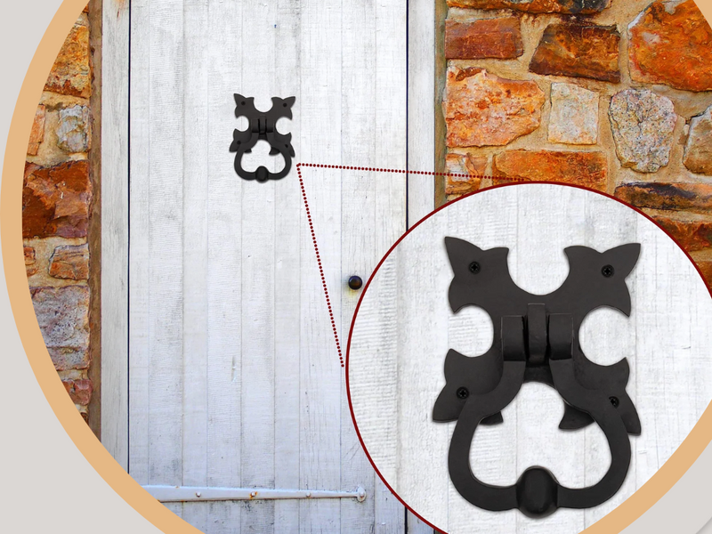 Using A Hand Forged Door Knocker To Create A Colonial-Inspired Home!