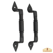 Load image into Gallery viewer, Barrel Hand Forged Length: 7 Inch Iron Pull Pair - Set of 2 Pcs
