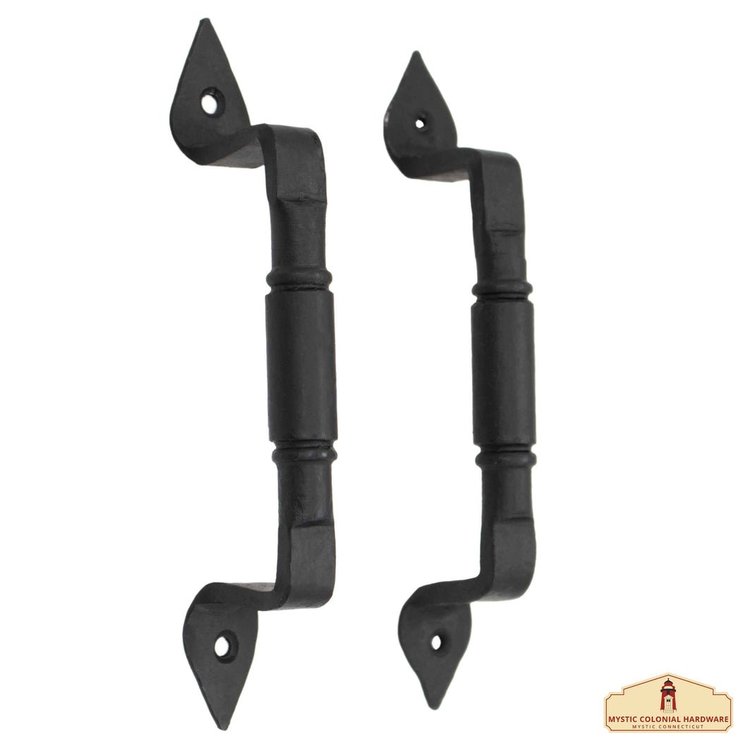 Barrel Hand Forged Length: 7 Inch Iron Pull Pair - Set of 2 Pcs