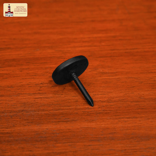 Nails Iron Long Round Clavos Decorative Nails, Hand Forged, Natural Oil Blackened Finish