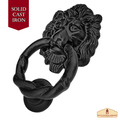 Lion Head Front Door Knocker Artisan Made Antique Door Knocker Ring