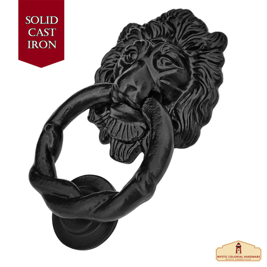 Lion Head Front Door Knocker Artisan Made Antique Door Knocker Ring