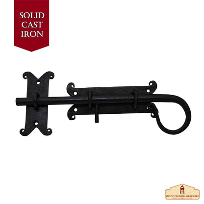 Primitive Flush Surface Bolt with Sliding Pin