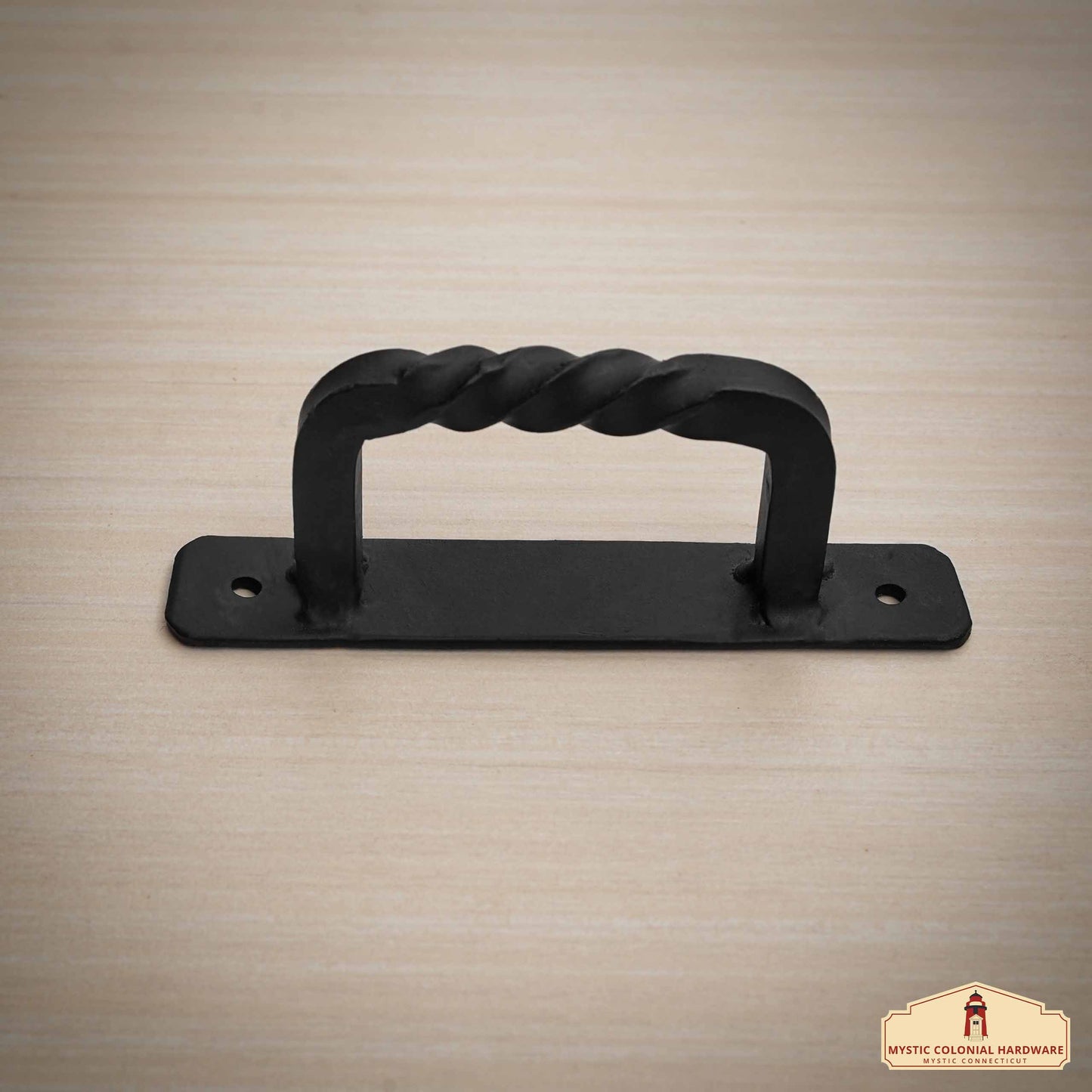 Rustic Hand Forged Door Pull Handle: Ideal for Victorian, Colonial, Retro, Steampunk, Gothic, Baroque, and Medieval Settings, (13x2.4) cm