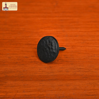 Nails Iron Long Round Clavos Decorative Nails, Hand Forged, Natural Oil Blackened Finish