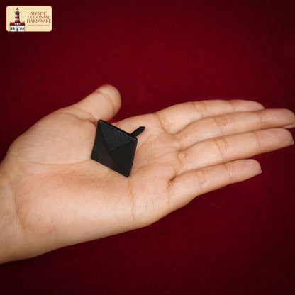 Nails Iron Textured Iron Clavos Decorative Nails, Hand Forged, Natural Oil Blackened Finish