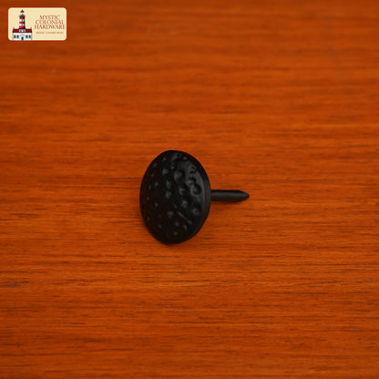 Nails Iron Long Round Clavos Decorative Nails, Hand Forged, Natural Oil Blackened Finish,