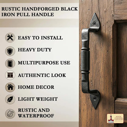 Rustic Door Pull - Set of 2