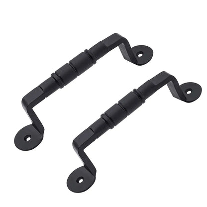 Barrel Shaped Iron Pull Handle Set of 2