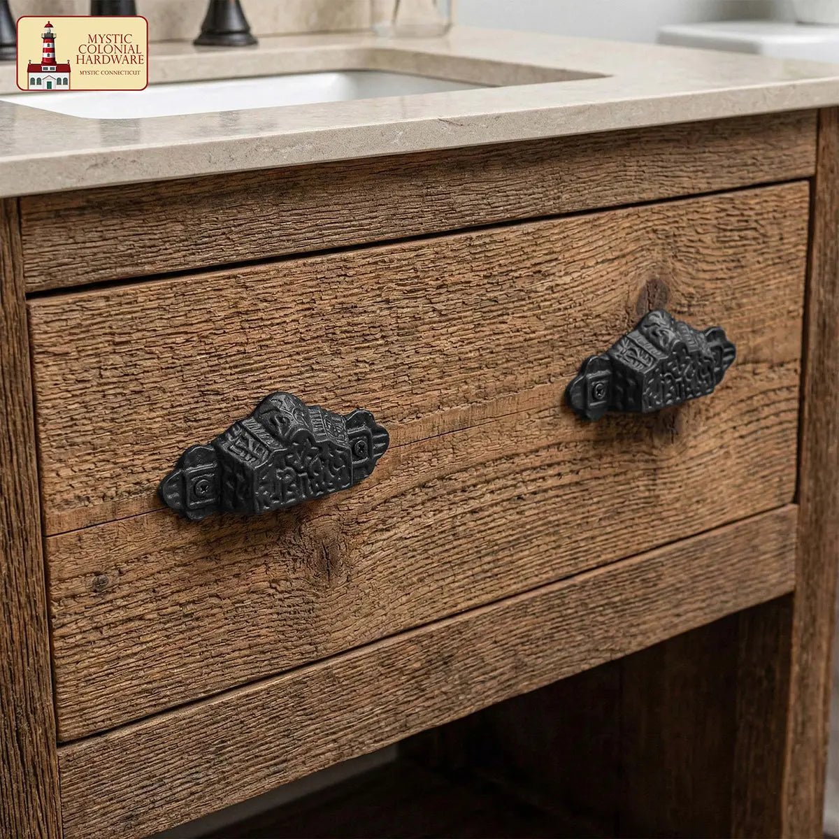 Rustic Cast Iron Drawer Pull