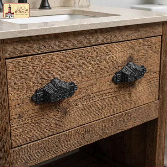 Rustic Cast Iron Drawer Pull