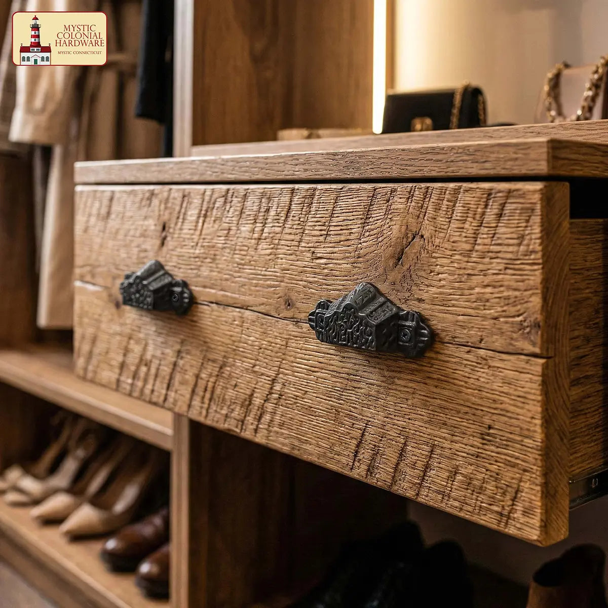 Rustic Cast Iron Drawer Pull