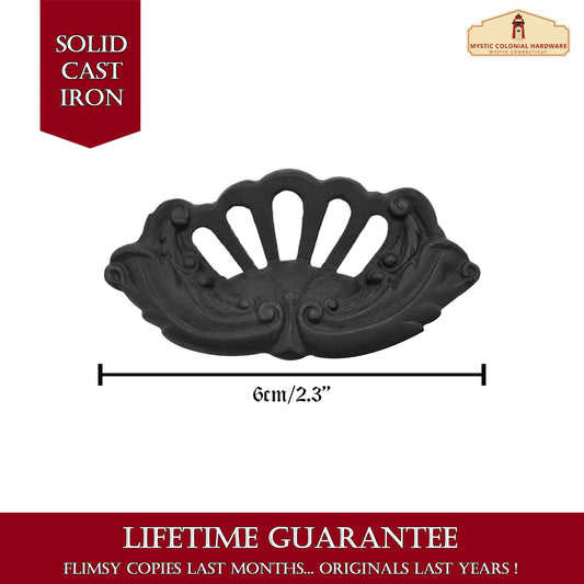 Hand Forged Iron Cabinet Knob Pull Antique Rustic Knobs for Kitchen Cabinet Drawer Pull Handles with Hardware: Pack of 4