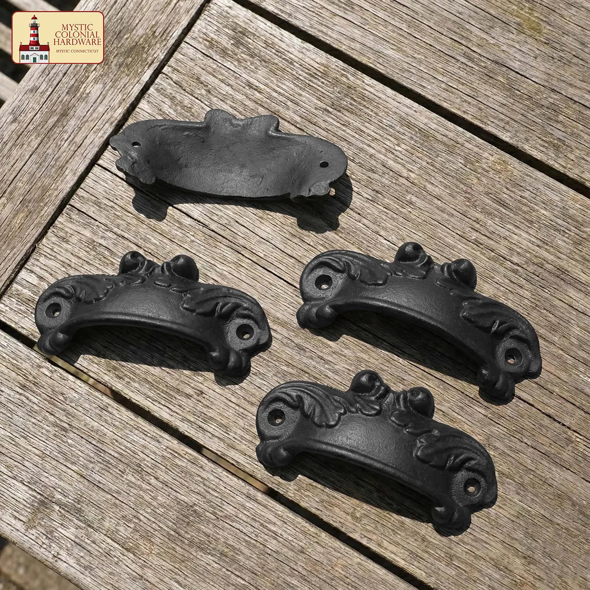 Victorian Cast Iron Cup Pulls