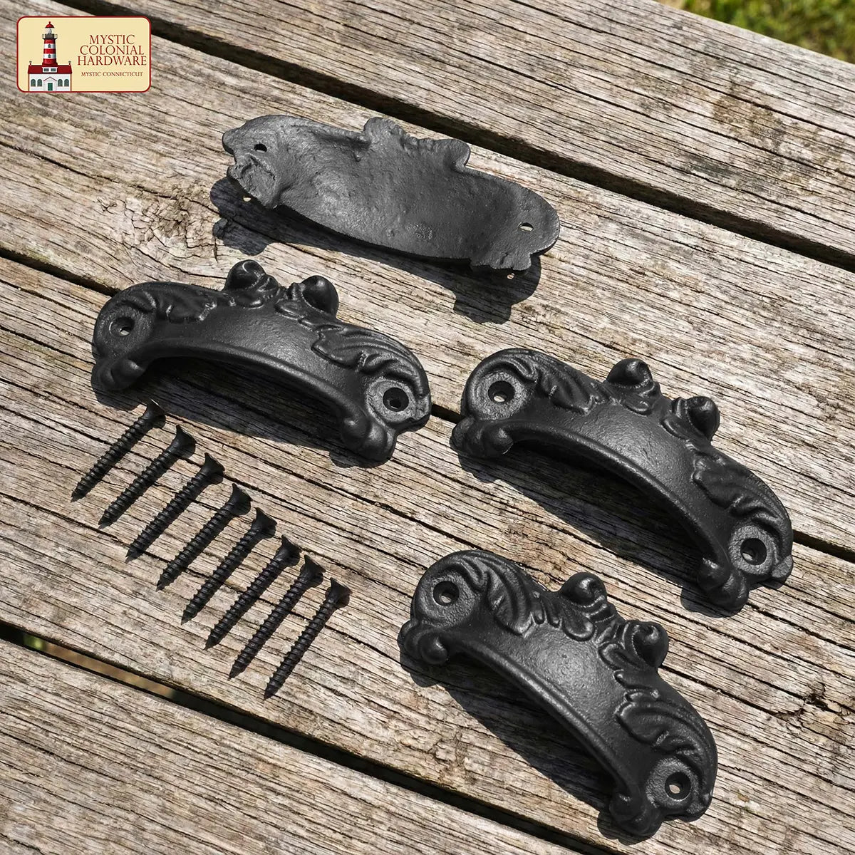 Victorian Cast Iron Cup Pulls