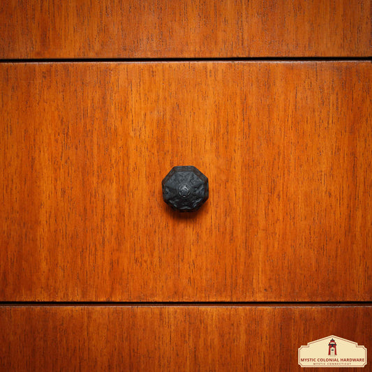 Hand Forged Iron  Knob SOLID CAST IRON Victorian, Colonial, retro, steampunck, gothic, baroque medieval