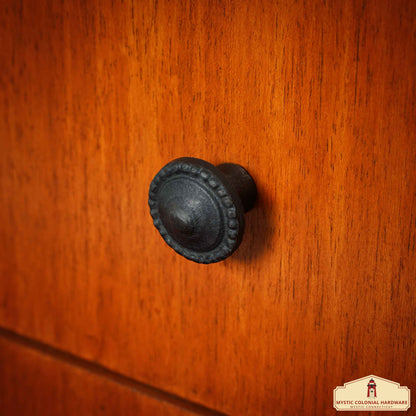 Hand Forged Iron Cabinet Knob Pull Antique Rustic Knobs for Kitchen Cabinet Drawer Pull Handle with Hardware