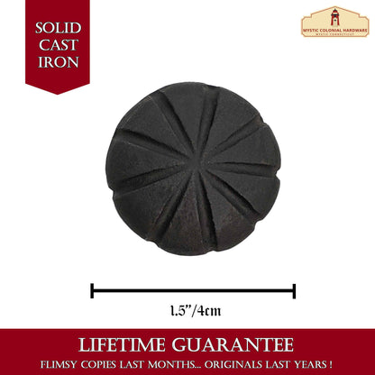 Hand Forged Iron Cabinet Knob Pull Antique Rustic Knobs for Kitchen Cabinet Drawer Pull Handles with Hardware