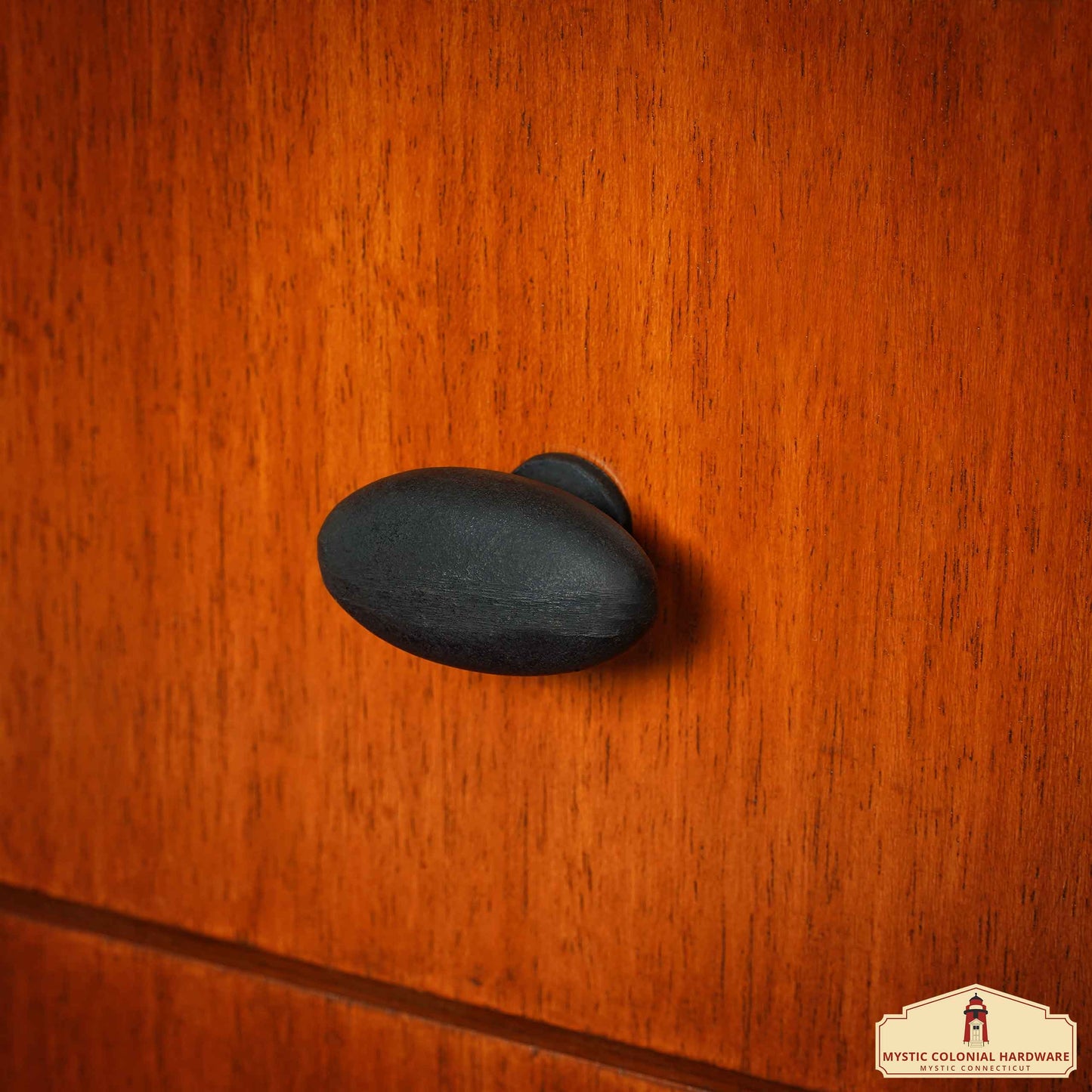 Hand Forged Iron Cabinet Knob Pull Antique Rustic Knobs for Kitchen Cabinet Drawer Pull Handles with Hardware: Pack of 4