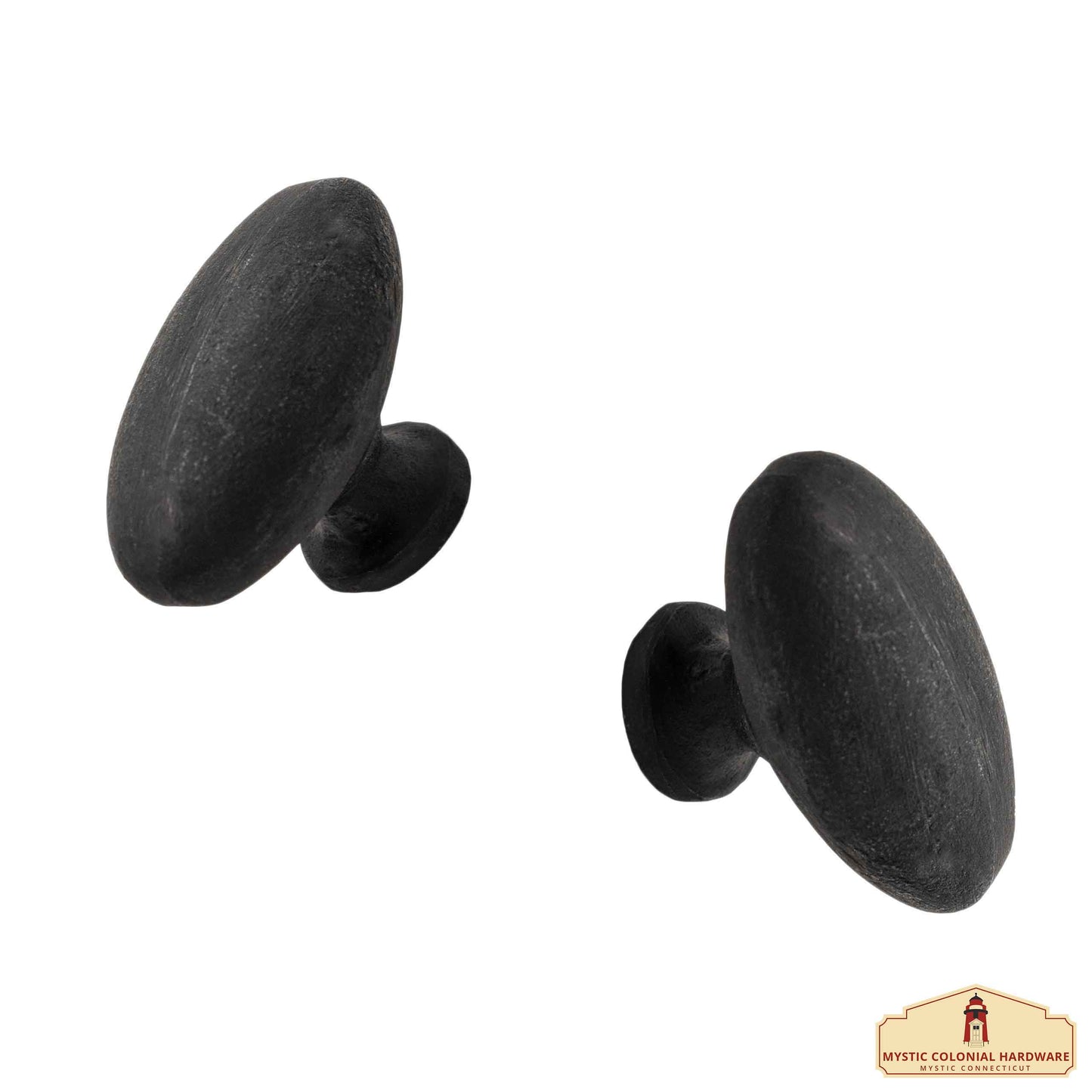 Hand Forged Iron Cabinet Knob Pull Antique Rustic Knobs for Kitchen Cabinet Drawer Pull Handles with Hardware: Pack of 4